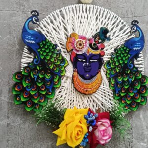 Handcrafted Shrinathji Mukharvind Wall Hanging