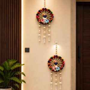 Vibrant Shrinathji Decorative Wall Hanging