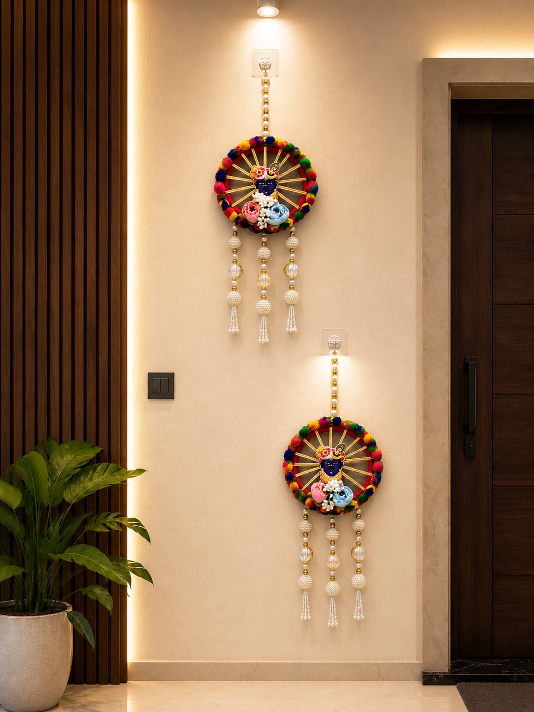 Vibrant Shrinathji Decorative Wall Hanging